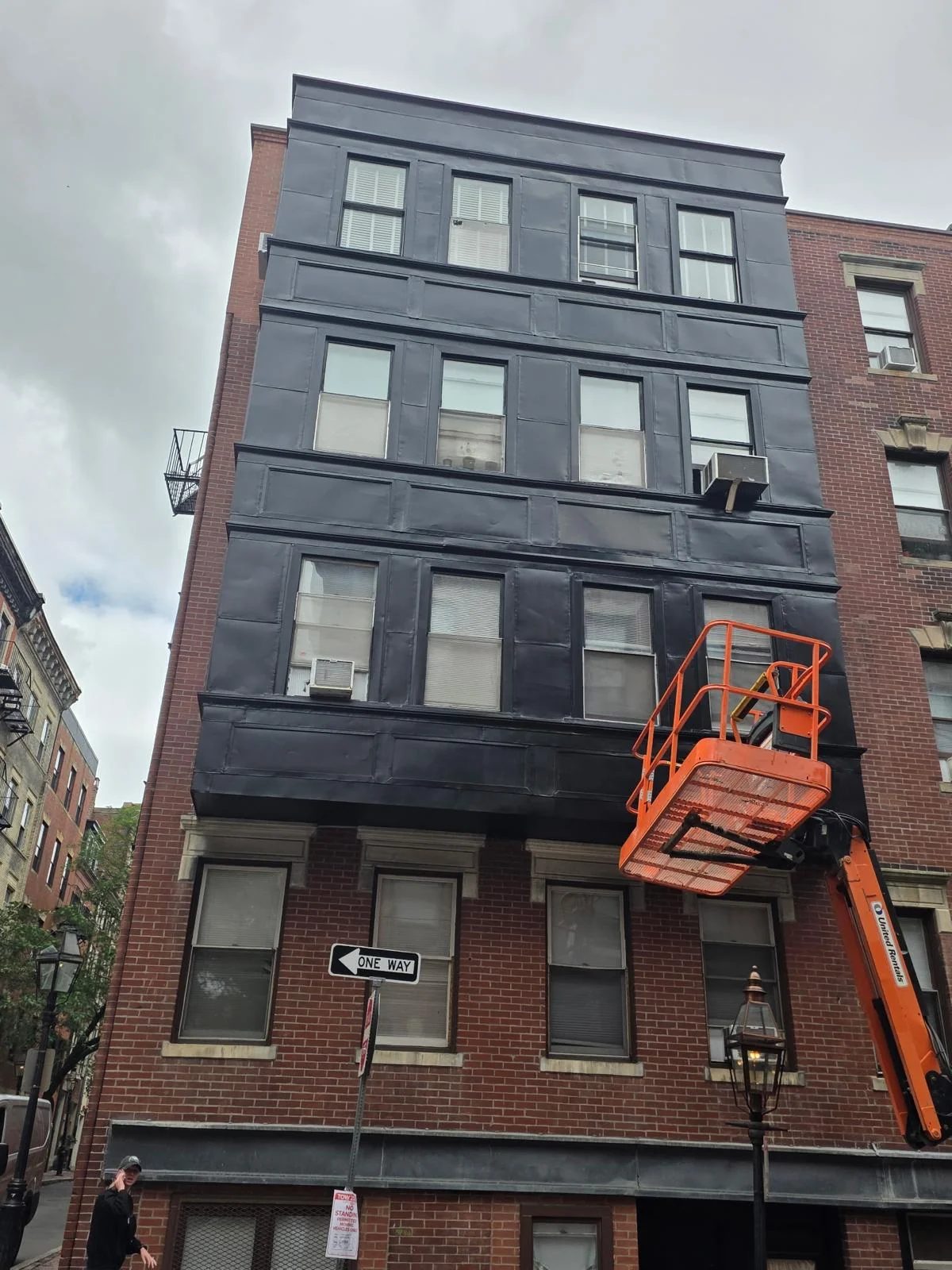 Exterior building painting